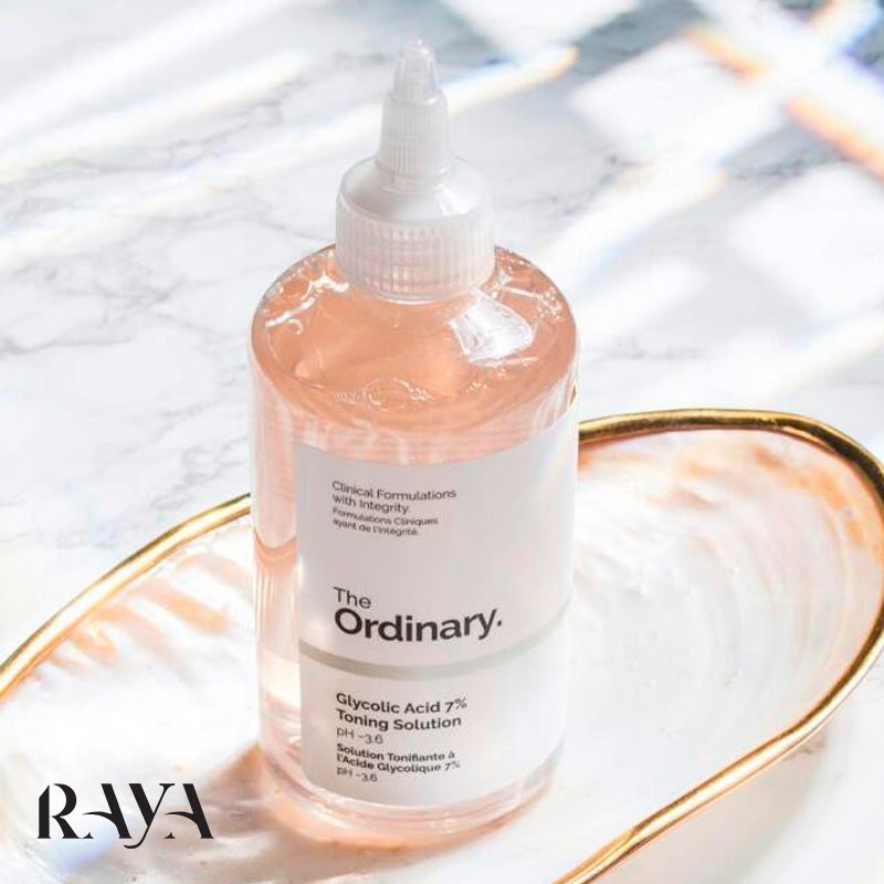 تونر گلیکولیک اسید 7% اوردینری حجم 240 میل لایه بردار و روشن کننده پوست The Ordinary Glycolic Acid 7% Toning Solution